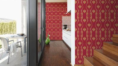 AS Creation Chateau 5 34493-2 - Rood