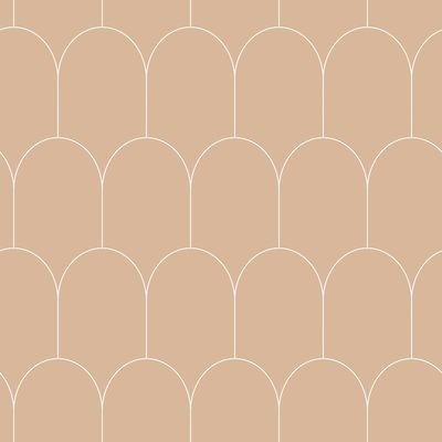 Esta Art Deco 139203 (*Gratis Lijm Actie) - Terracotta - Oranje - Beige