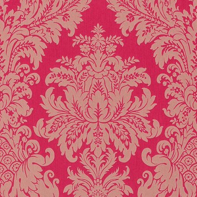 rasch textil exclusief barok keizerlijk rood echte stof op vlies