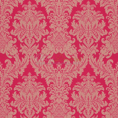 rasch textil exclusief barok keizerlijk rood echte stof op vlies