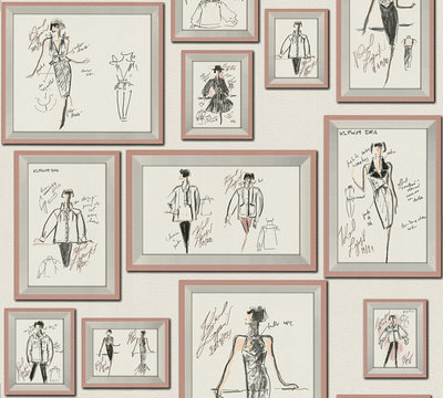 AS Creation Karl Lagerfeld Sketch 37846-4 / 378464 - Wit