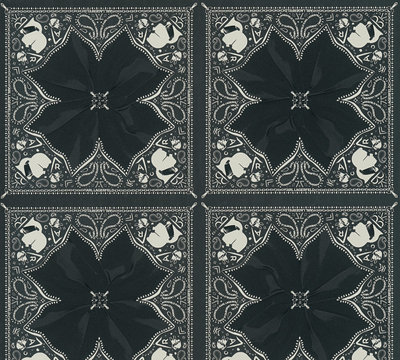 AS Creation Karl Lagerfeld Kaleidoscope 37845-2 / 378452 - Zwart