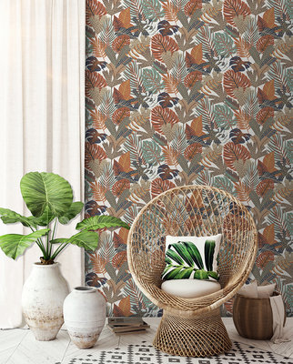 Dutch Wallcoverings Eden Bladeren M369-08