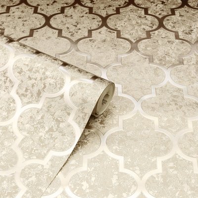 Arthouse Velvet Trellis Champagne 294602