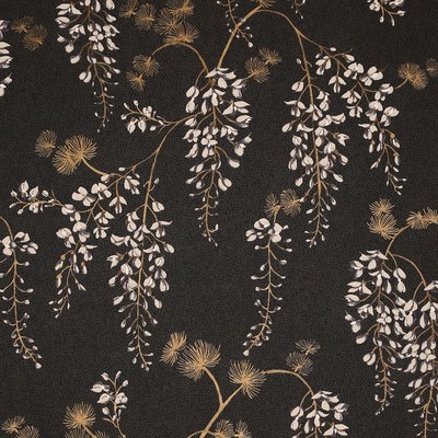 Arthouse Wisteria Floral Black/Gold 297302