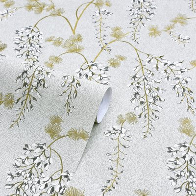Arthouse Wisteria Floral Neutral/Gold 297303