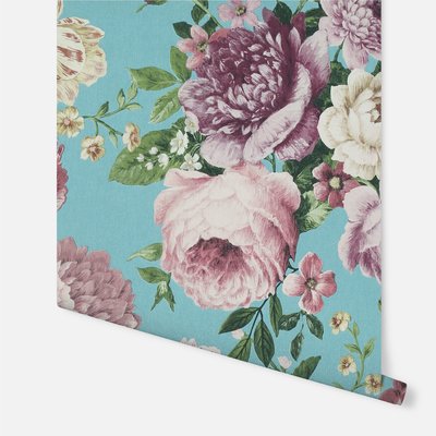 Arthouse Tapestry Floral Teal/Pink 297304