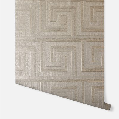 Arthouse Greek Key Foil Champagne 298100
