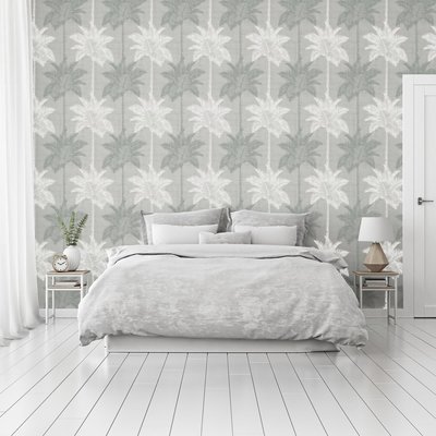 Arthouse Palm Luxe Grey & Duck Egg 907608