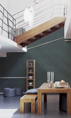 AS Creation Villa 37369-1 / 373691 Zwart Geometrisch