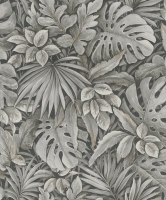 Noordwand Botanica 33305 Zwart - Bruin - Grijs