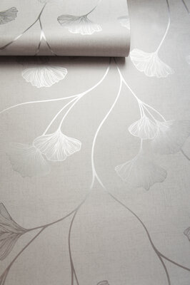 Dutch Wallcoverings Indulgence 12700 Grijs Zilver