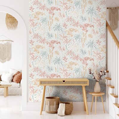 Dutch Wallcoverings Arty A831-10 Wit - blauw - oker