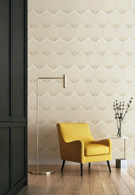 Dutch Wallcoverings Asperia A54903 beige - goud