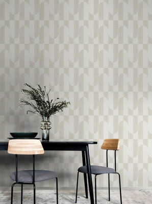 Dutch Wallcoverings Asperia A55701 wit - zilver