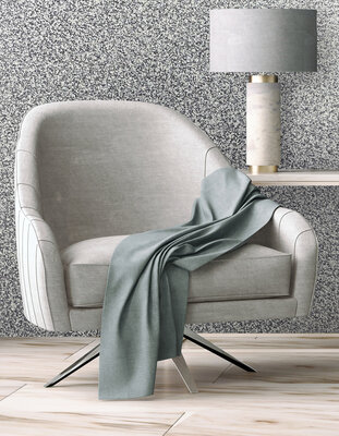 Dutch Wallcoverings Structures M415-09 zwart glitter