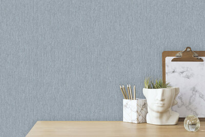 Dutch Wallcoverings Structures M553-01 blauwgrijs