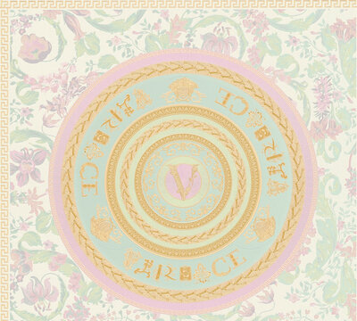 Versace Home 5 38705-2 Munt - pastel