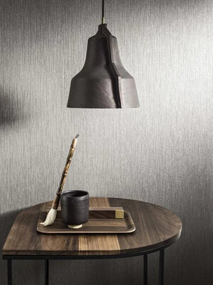 BN Wallcoverings Texture Stories Zilver 43876 - Grijs