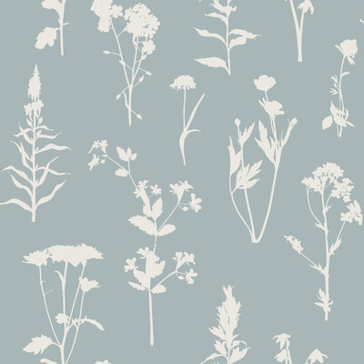 Esta Home Vintage Flowers blauw 139394 (*Gratis Lijm Actie) - Blauw