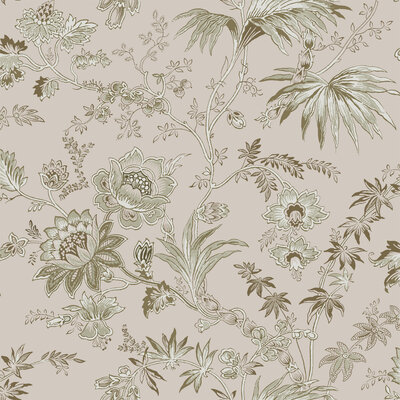 Esta Home Vintage Flowers roze - beige 139401 (*Gratis Lijm Actie) - Roze - Beige