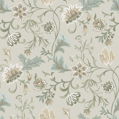 Esta Home Vintage Flowers beige - meerkleurig 139412 (*Gratis Lijm Actie) - Multicolour - Beige