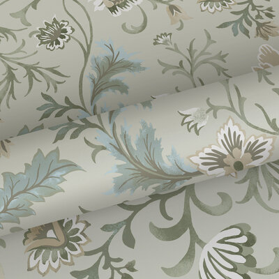 Esta Home Vintage Flowers beige - meerkleurig 139412 (*Gratis Lijm Actie) - Multicolour - Beige