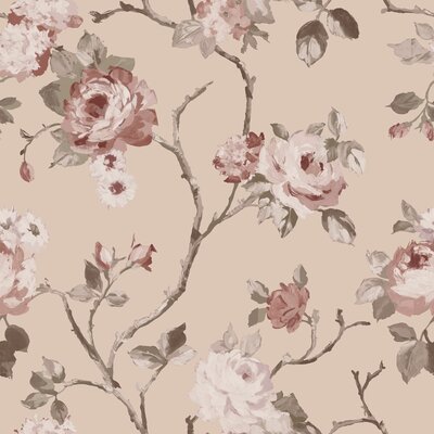 Esta Home Vintage Flowers roze 139476 (*Gratis Lijm Actie) - Roze