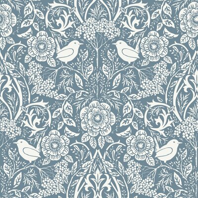 Esta Home Vintage Flowers blauw 139477 (*Gratis Lijm Actie) - Blauw