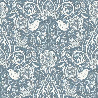 Esta Home Vintage Flowers blauw 139477 (*Gratis Lijm Actie) - Blauw