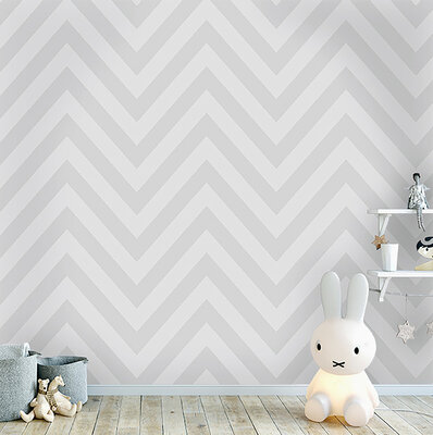 Dutch Wallcoverings Dream Catcher Chevron Grijs 12571