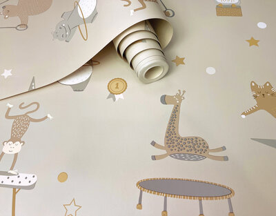 Dutch Wallcoverings Dream Catcher Dieren Beige 13240