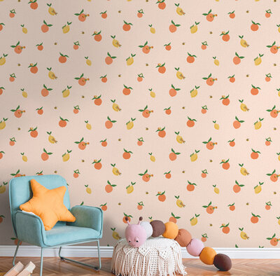 Dutch Wallcoverings Dream Catcher Tutti Fruity Coral - Oranje 13271