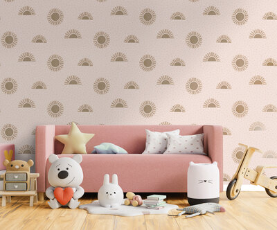 Dutch Wallcoverings Dream Catcher Sunbeam Roze 13321