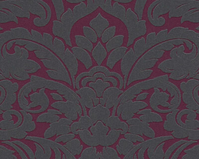 AS Creation AP Finest - 33583-5 - 335835 Zwart (Velours) - Grijs