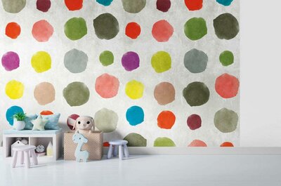 AS Creation The Wall Multicolor - 38294-1 - 382941 - Multicolour / Roze