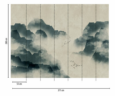 AS Creation The Wall Blauw - 38246-1 / 382461 - Blauw
