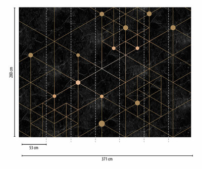 AS Creation The Wall Goud - 38260-1 / 382601 - Goud