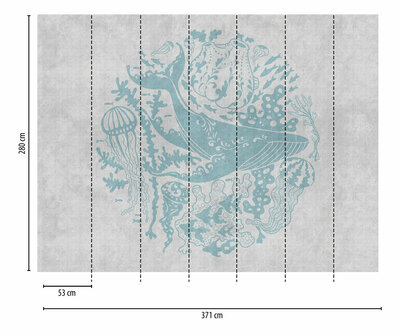 AS Creation The Wall Blauw - 38306-1 / 383061 - Blauw