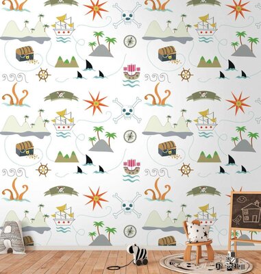 AS Creation The Wall Travel Styles Multicolor - 39192-1 / 391921 - Multicolour