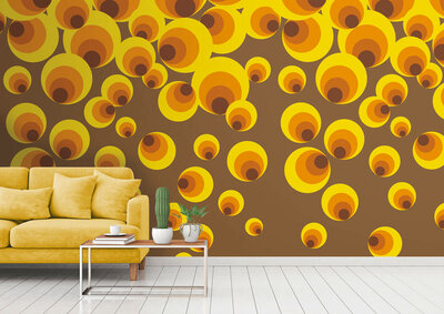 AS Creation The Wall Travel Styles Geel - 39258-1 - 392581 / Oranje