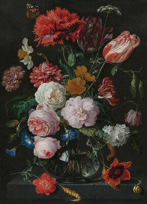 FBK Rijksmuseum Stilleven met bloemen Jan Davidsz De Heem RM5 (Met Gratis Lijm)