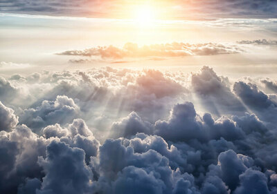FBK Wolken Sky Is The Limit Fotobehang 10109
