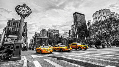 FBK Taxi New York Fotobehang 1171