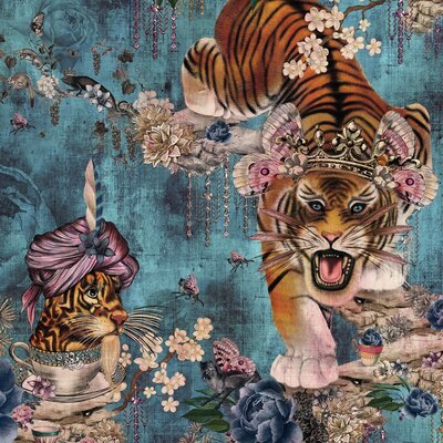 Santorus II Santorus Tiger's Teatime Denim WP130243 (*Met Gratis Lijm!)