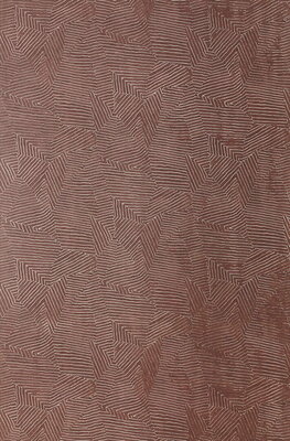 Casamance Nature Précieuse - Textures (Met Gratis Lijm*) 76543772 - Rood / Metallic Goud