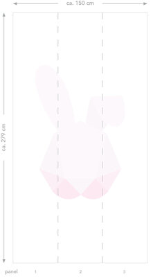 Origin Wallcoverings Hide & Seek (Met Gratis Lijm!) 357211 - Wit / Roze
