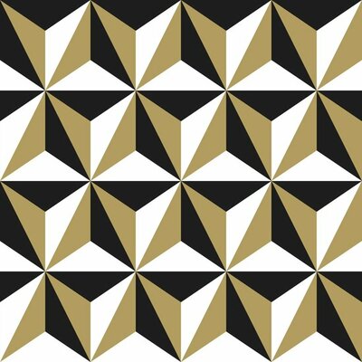 Esta Home Black & White 139118 (With a splash of gold) (*Gratis Lijm Actie) - Zwart - Goud