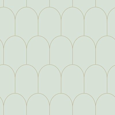 Esta Art Deco 139202 (*Gratis Lijm Actie) - Groen - Goud