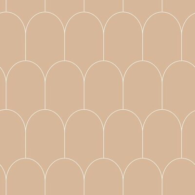 Esta Art Deco 139203 (*Gratis Lijm Actie) - Terracotta - Oranje - Beige